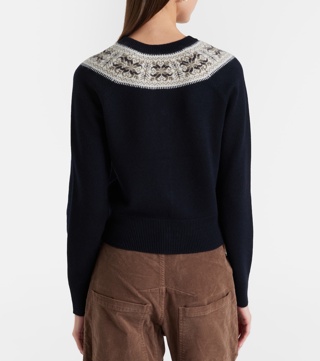 Josefa Fair Isle cashmere cardigan | Nili Lotan
