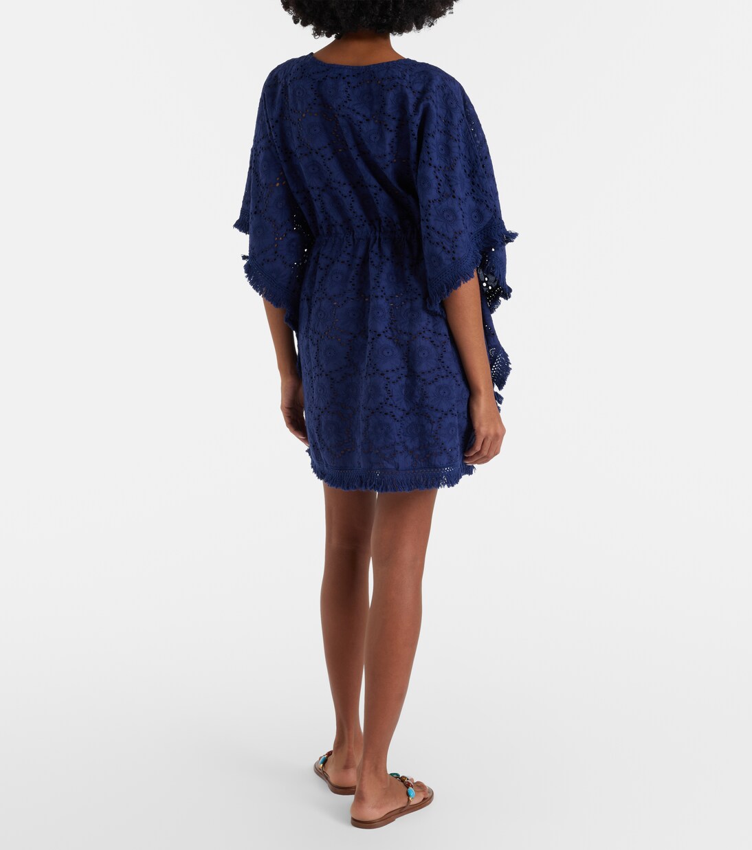 Ivy broderie anglaise cotton kaftan | Melissa Odabash