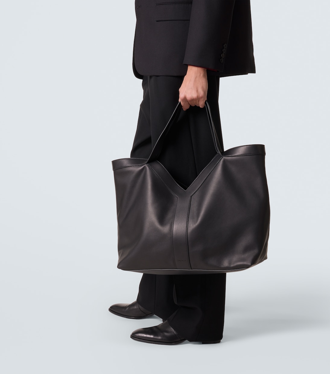 Y Large leather tote bag | Saint Laurent