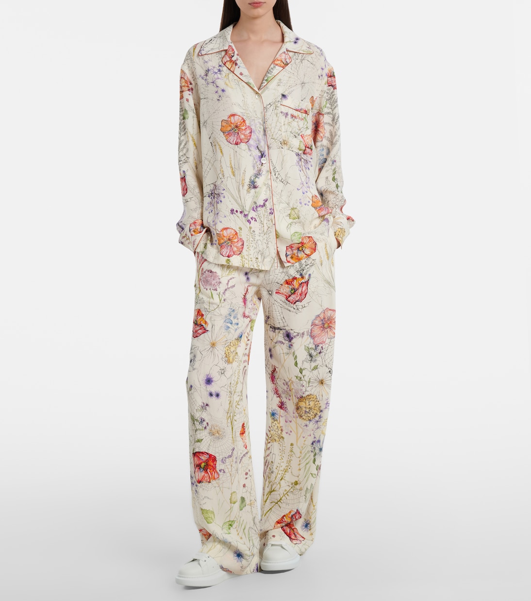 Oversized leather sneakers | McQueen