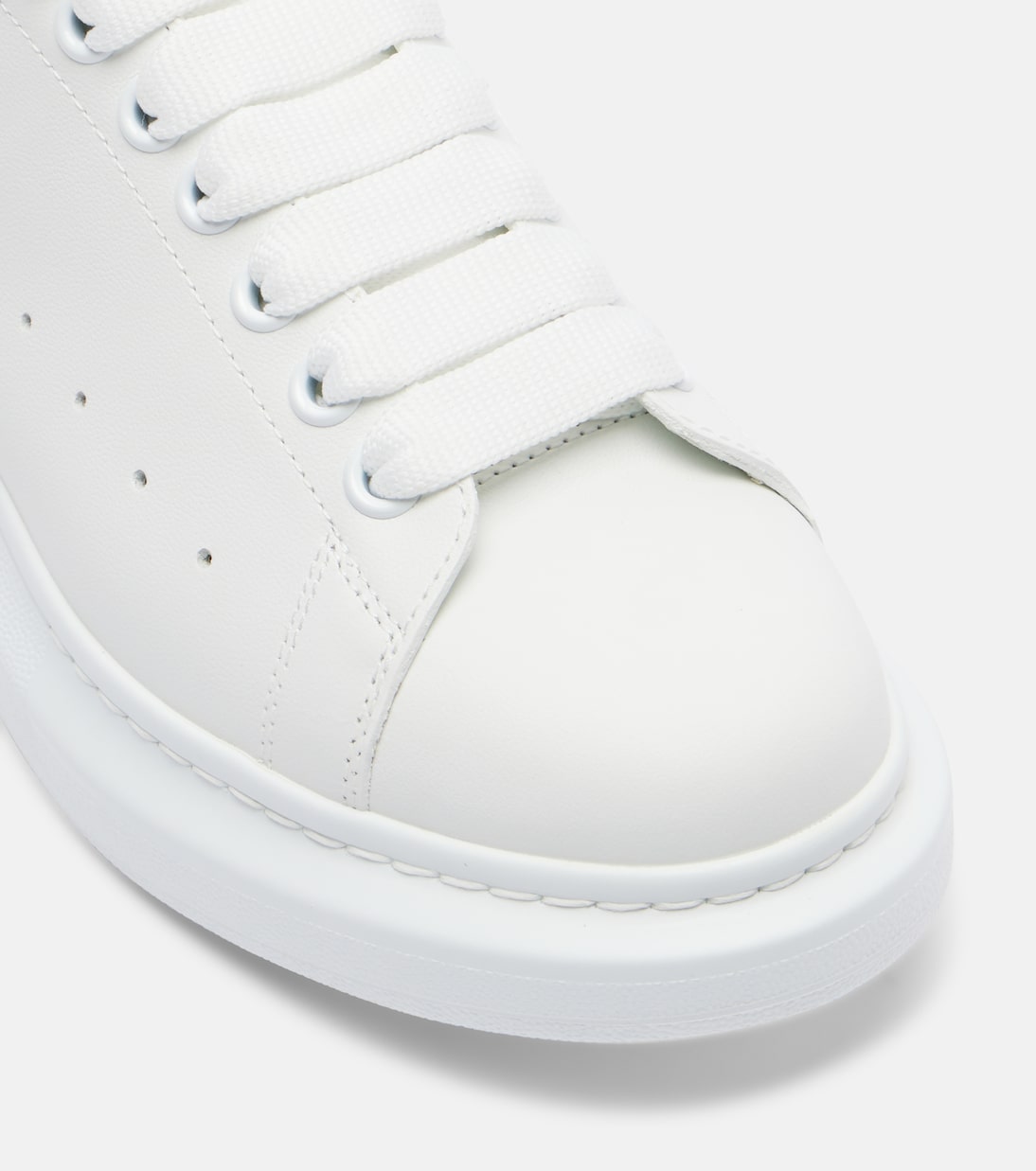 Oversized leather sneakers | McQueen