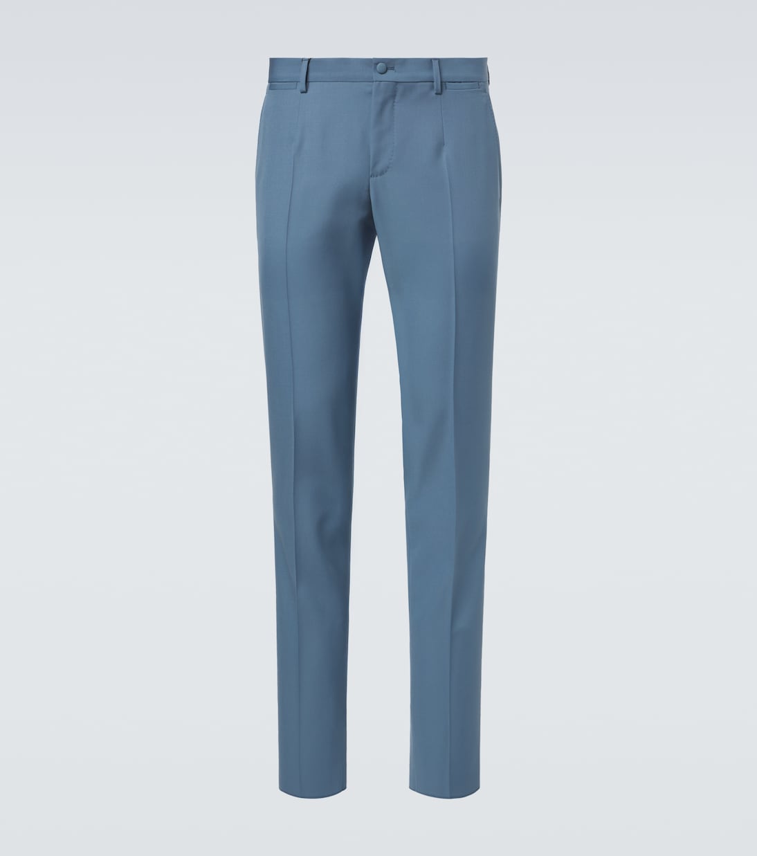 Virgin wool straight pants | Dolce&Gabbana