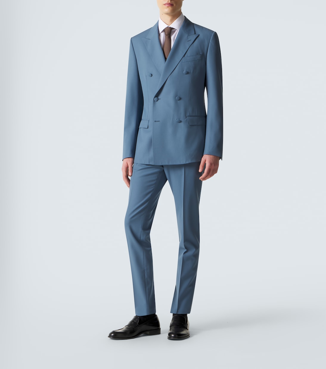 Virgin wool straight pants | Dolce&Gabbana