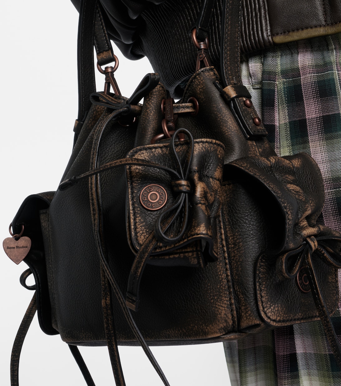 Leather headphone case | Acne Studios