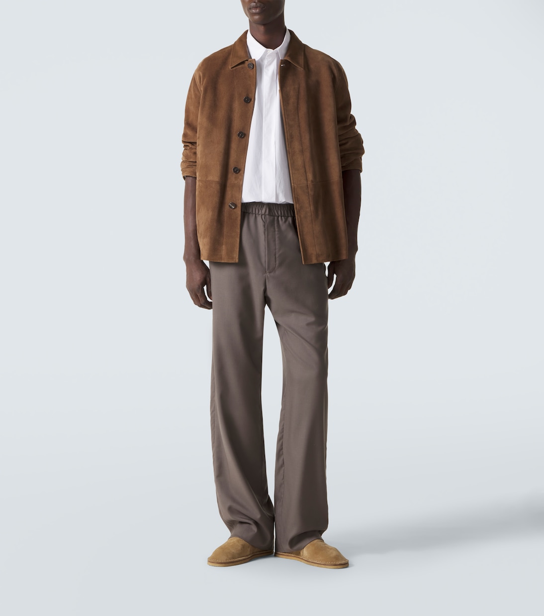 Ari wool wide-leg pants | The Row