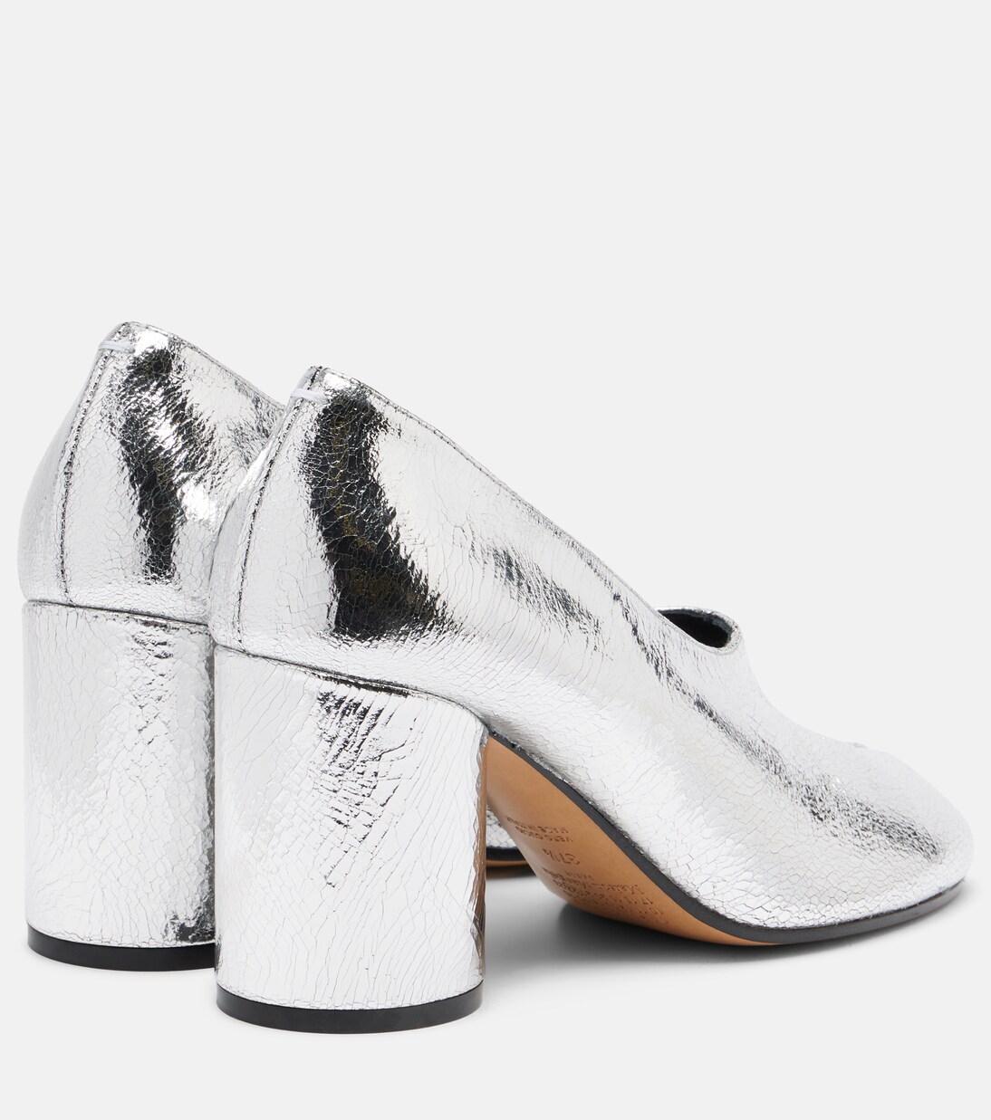 Tabi 80 metallic leather pumps | Maison Margiela