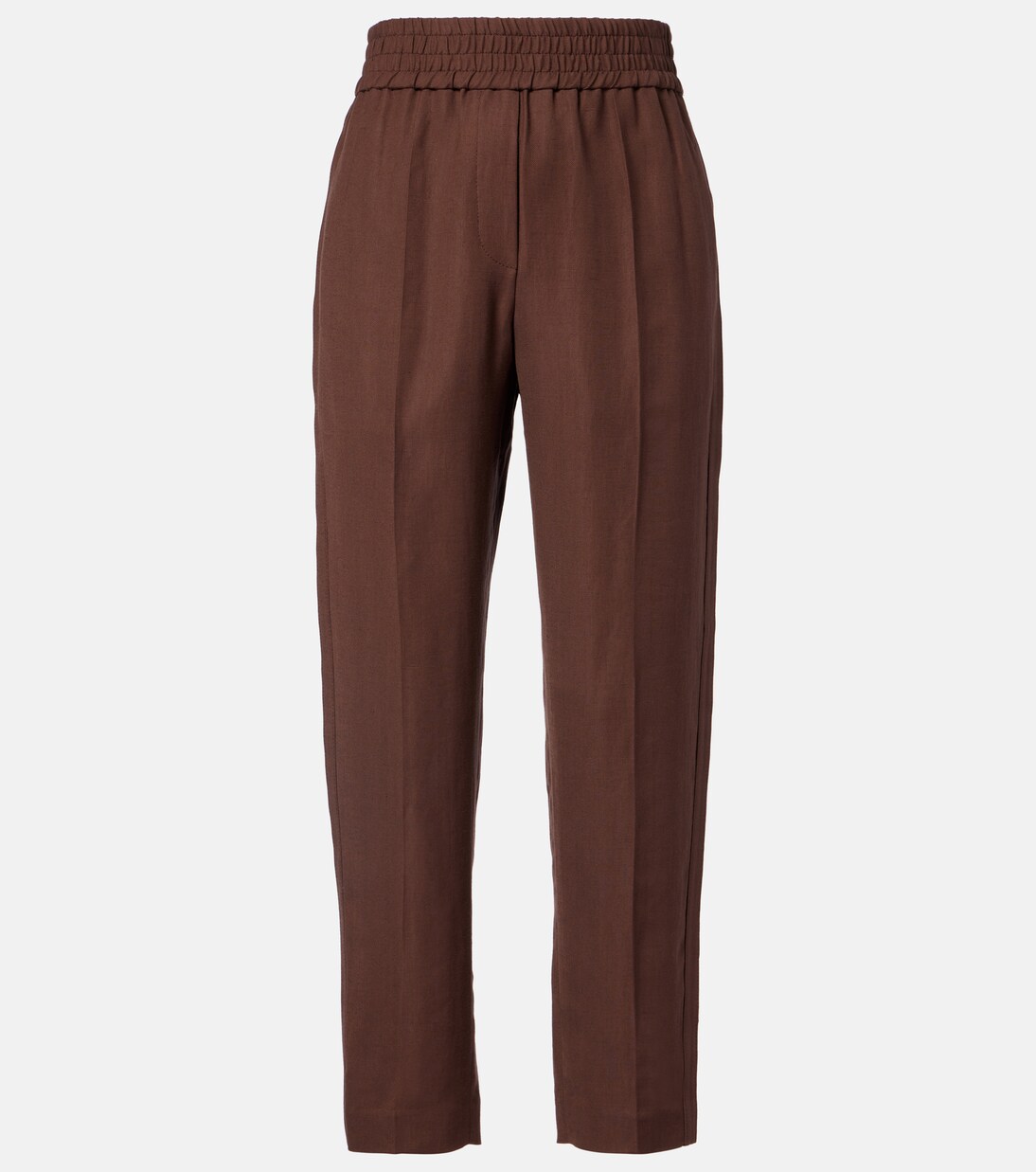 Gerade Mid-Rise-Hose | Brunello Cucinelli