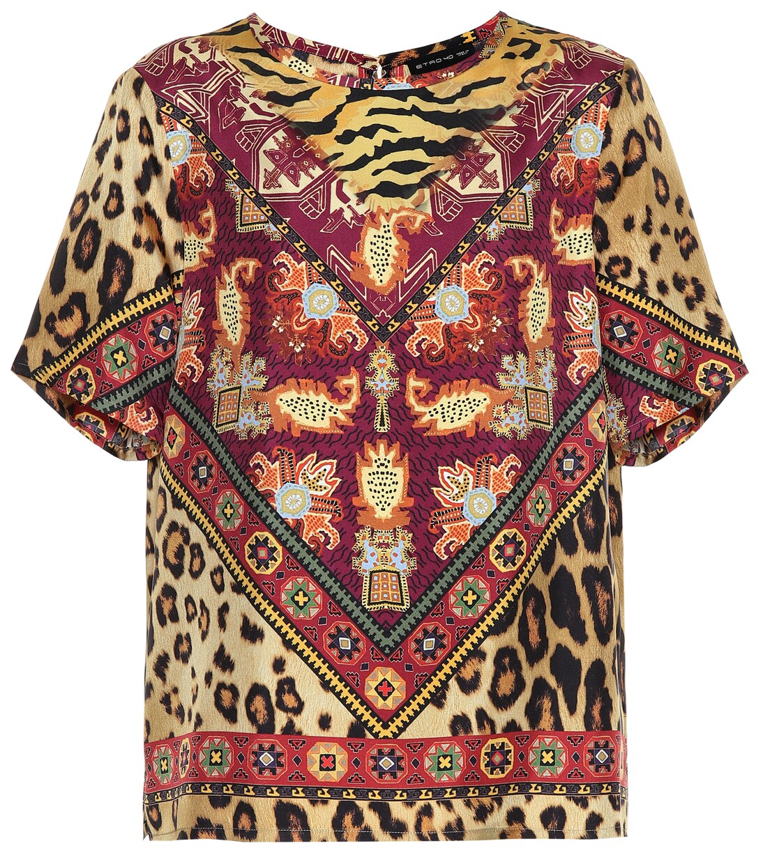 Printed silk top | Etro