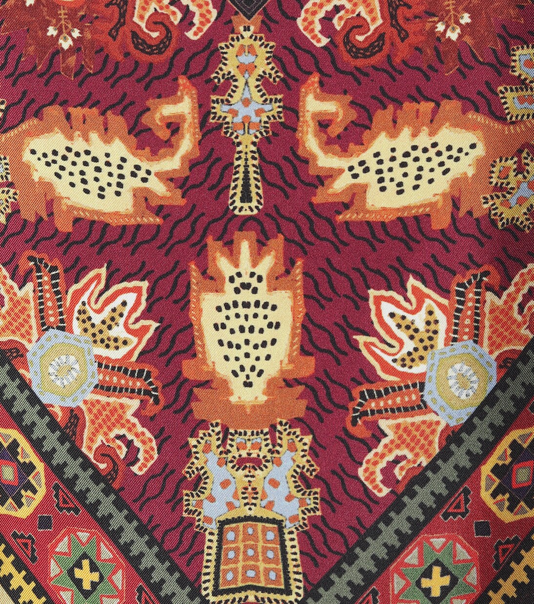 Printed silk top | Etro