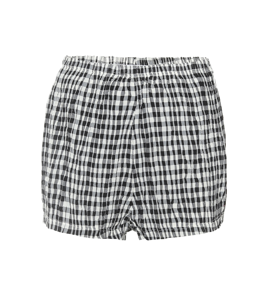 Hilary high-rise gingham shorts | Khaite