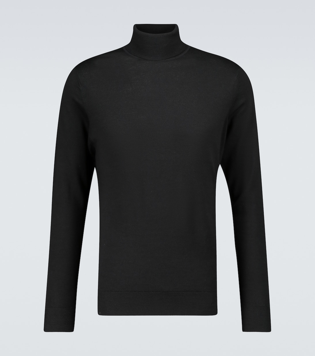 Wool turtleneck sweater | Sunspel