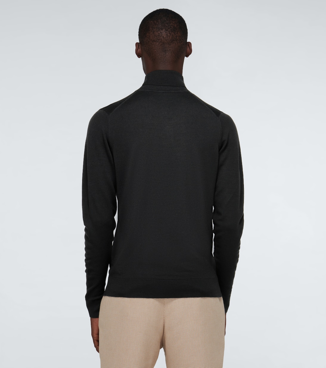 Wool turtleneck sweater | Sunspel