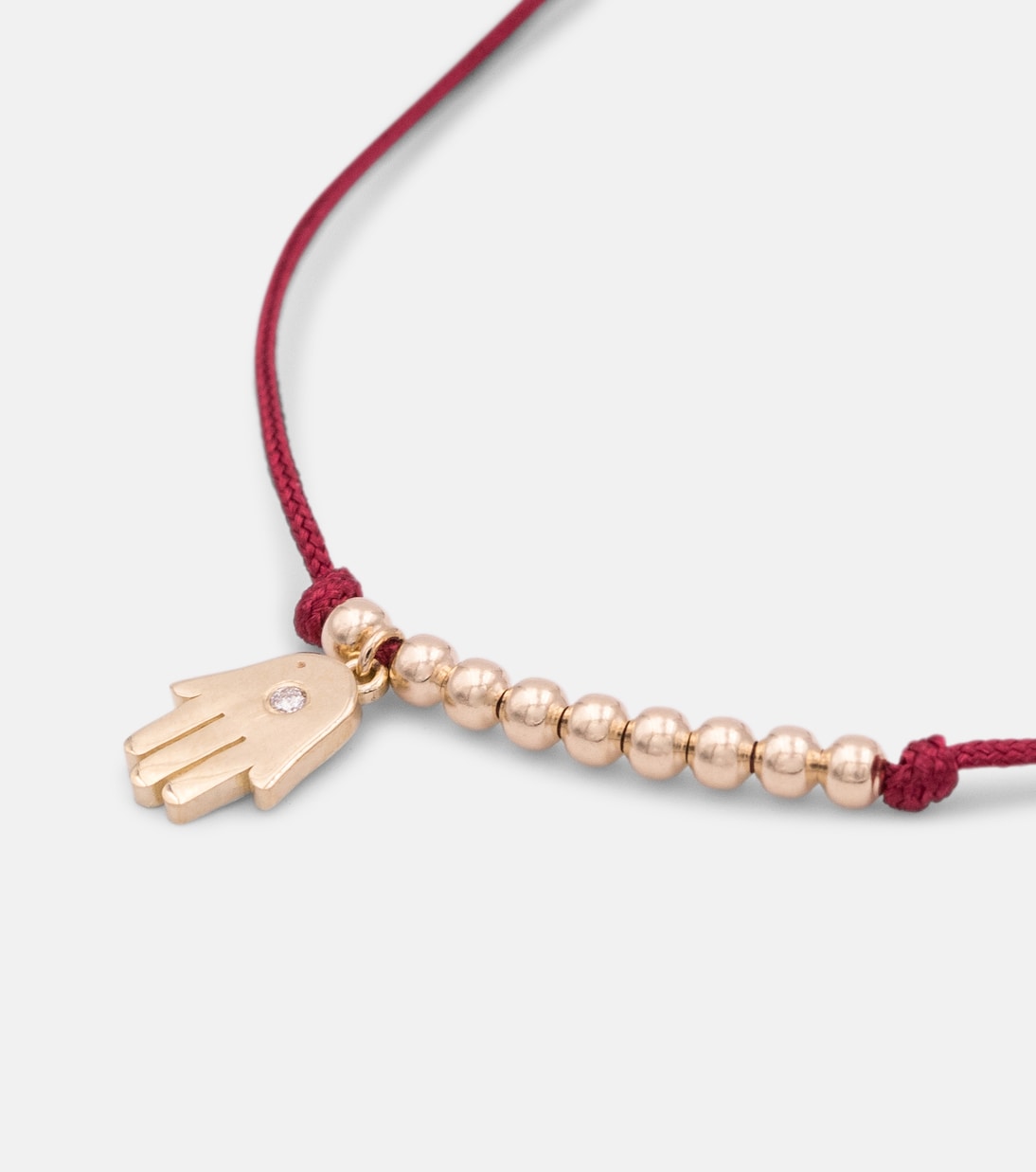 Hamsa 14Kt bracelet with diamond | Sydney Evan