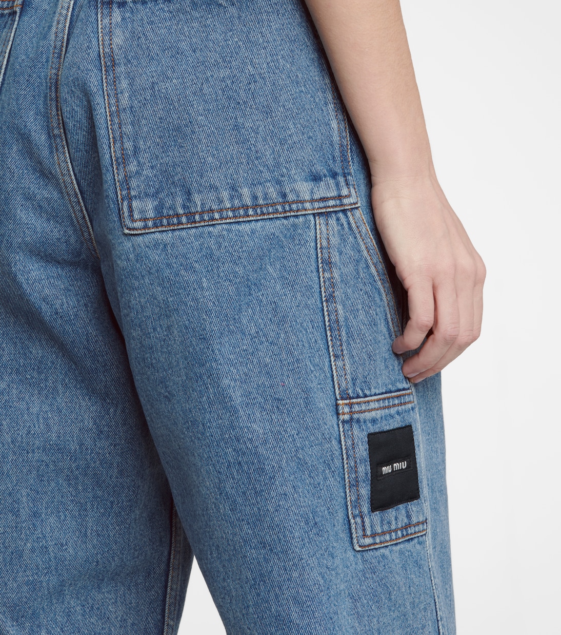 Jeans regular a vita alta | Miu Miu