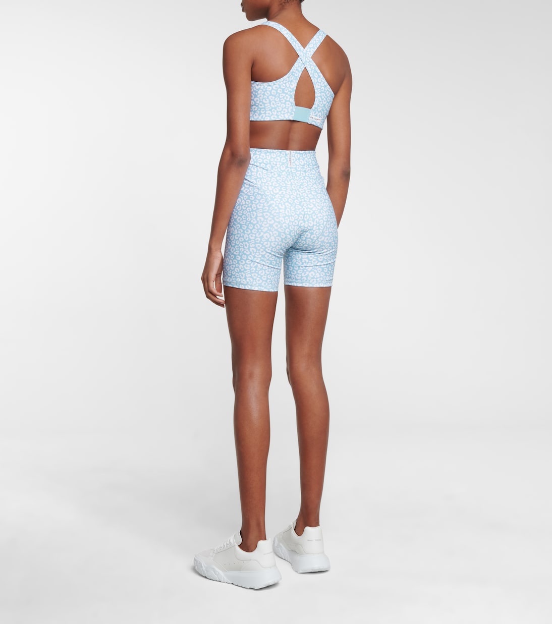 Shorts de tiro alto French Cut | Adam Selman Sport