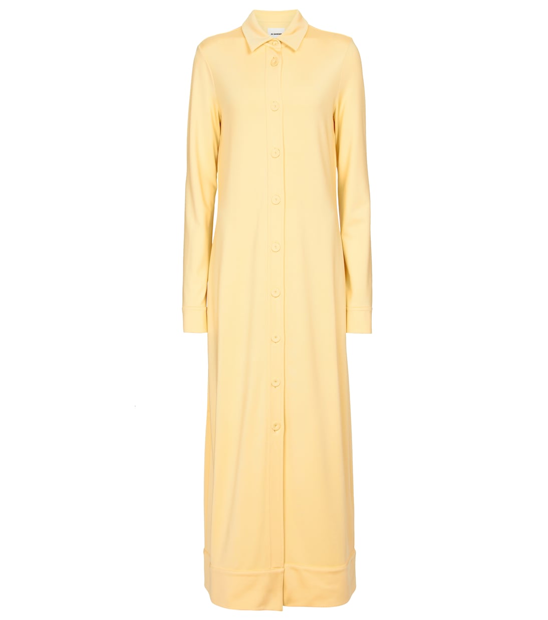 Abito chemisier in jersey stretch | Jil Sander