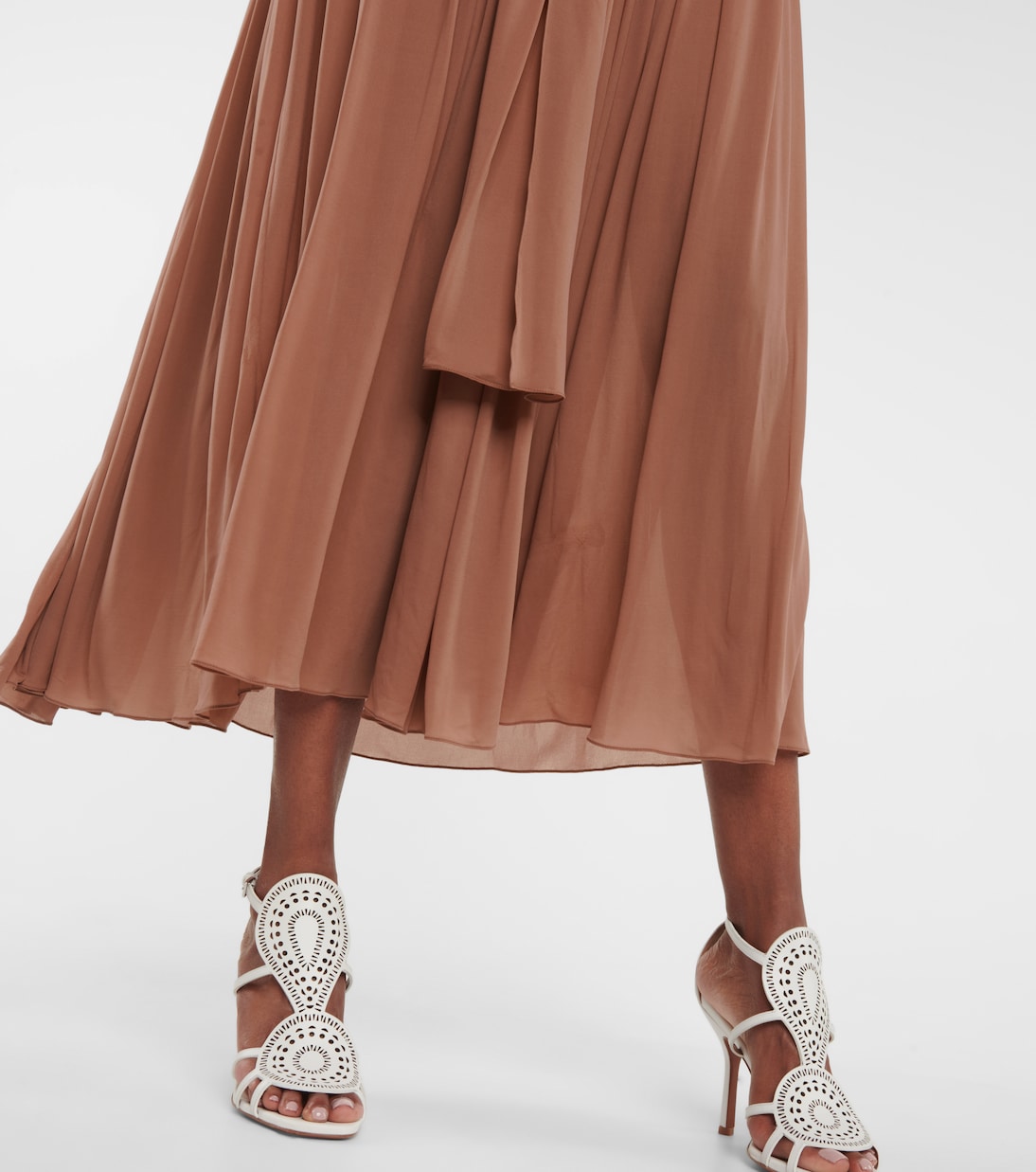 Vestito Midi Plissettato Alaïa per Giovani Stilisti