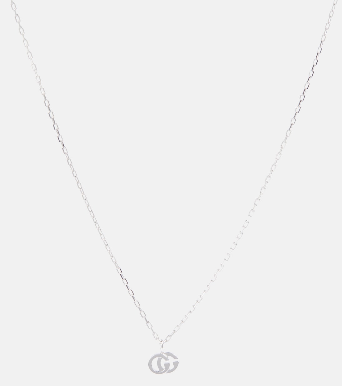 Collana GG Running in oro bianco 18kt | Gucci