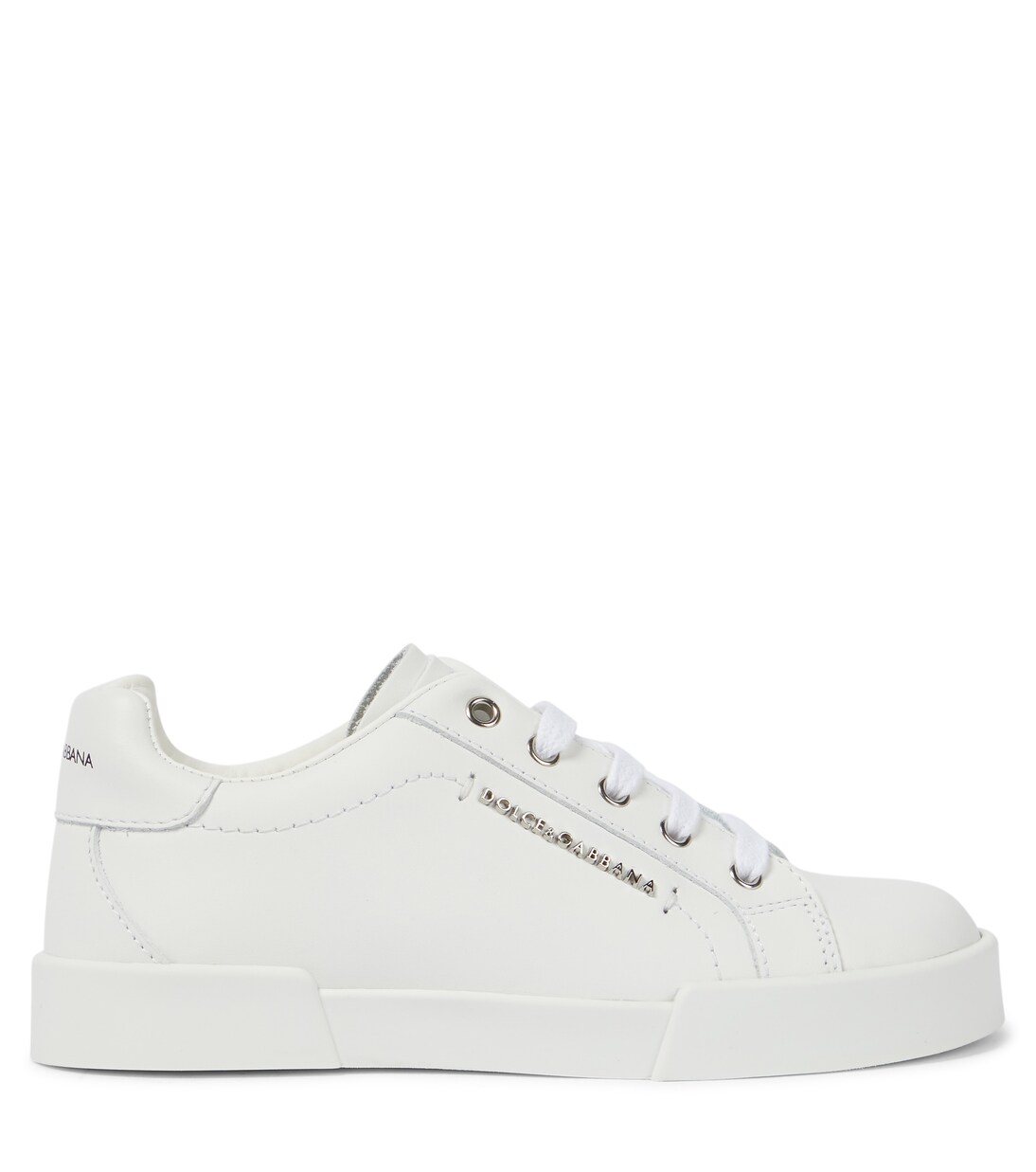 Portofino Light leather sneakers | Dolce&Gabbana Kids