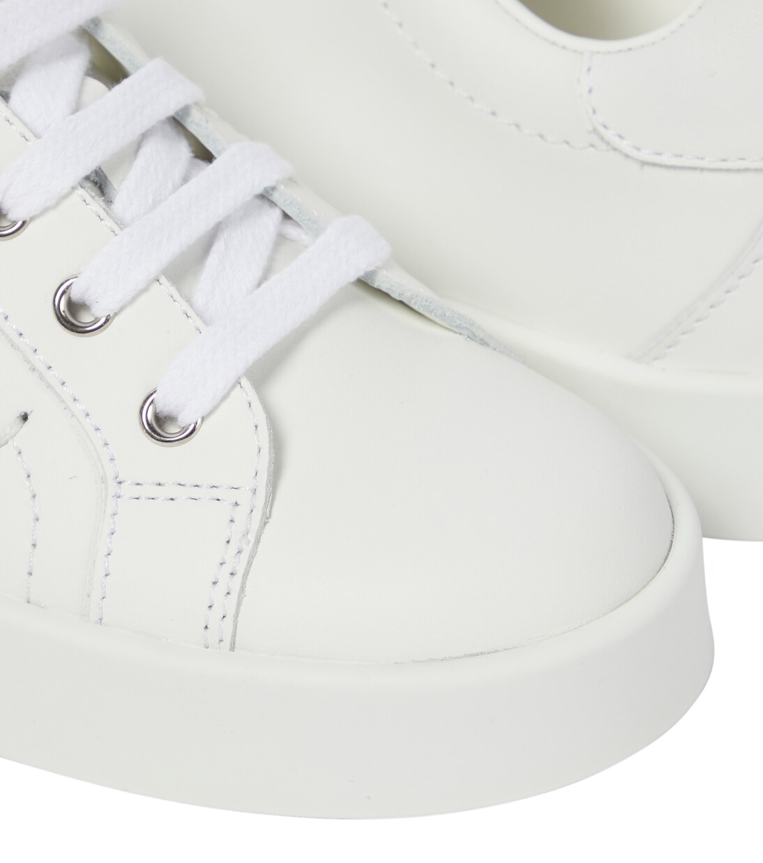 Portofino Light leather sneakers | Dolce&Gabbana Kids