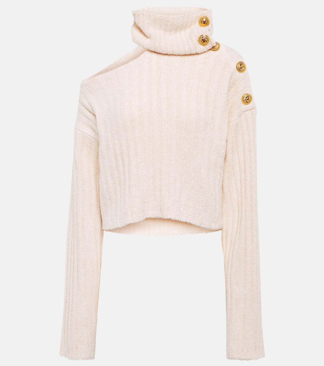 Jersey con aberturas cropped | Balmain