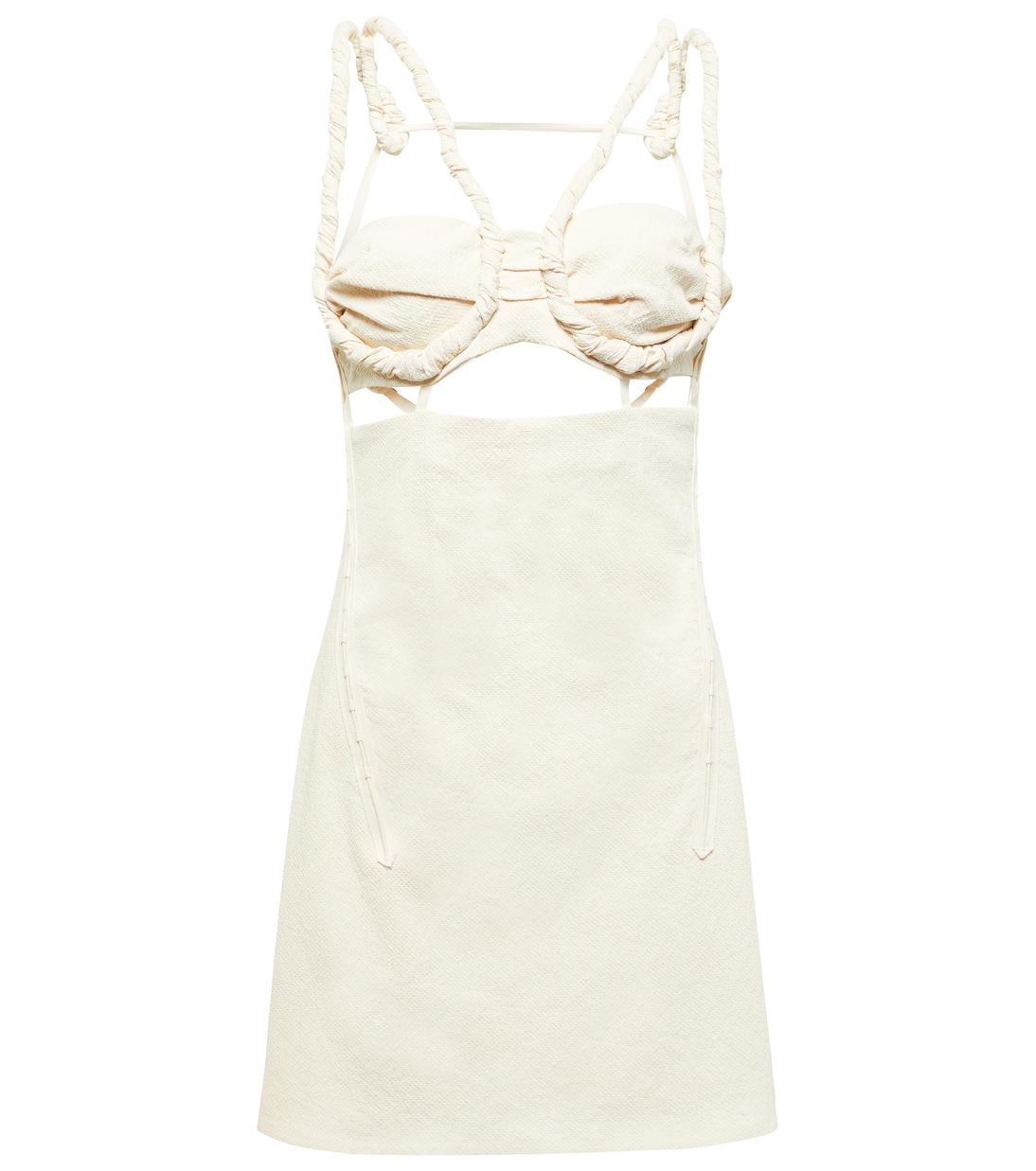 La Robe Meli cotton-blend minidress | Jacquemus