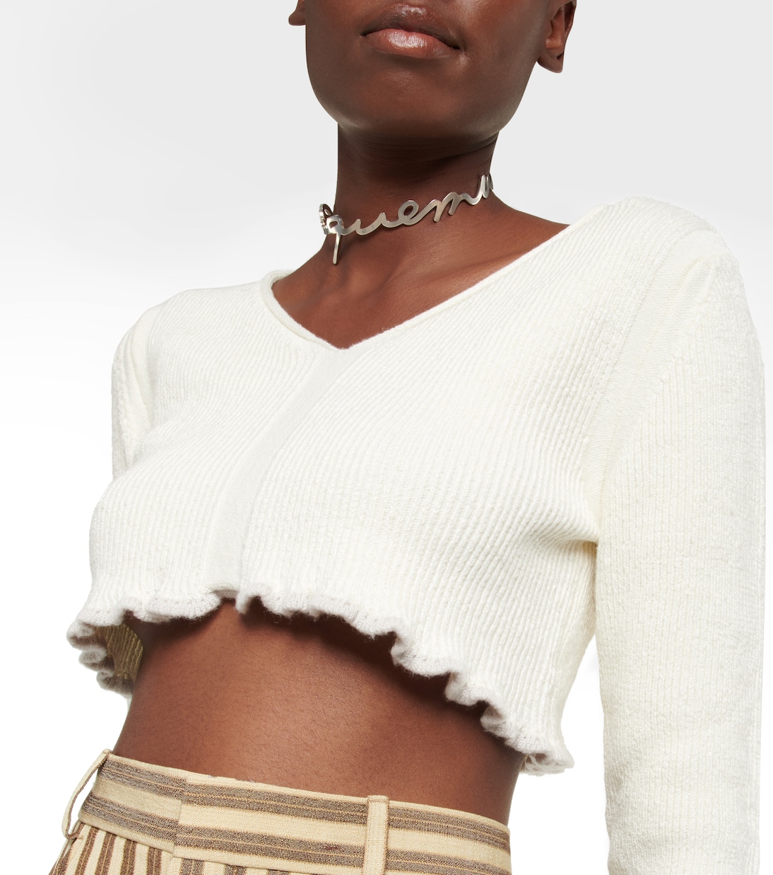 Crop top La Maille Santon | Jacquemus