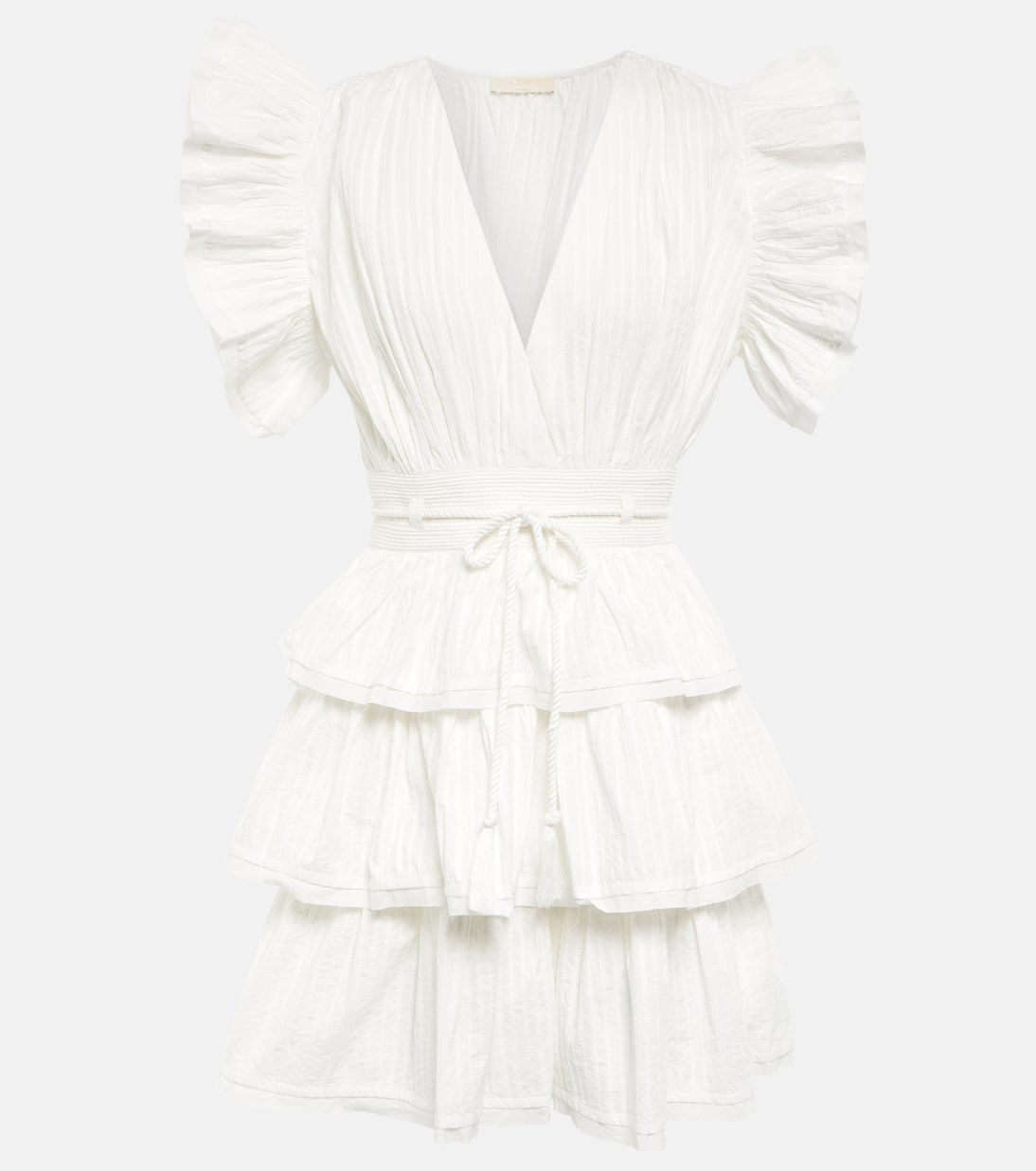 Camilla ruffled cotton poplin minidress | Ulla Johnson