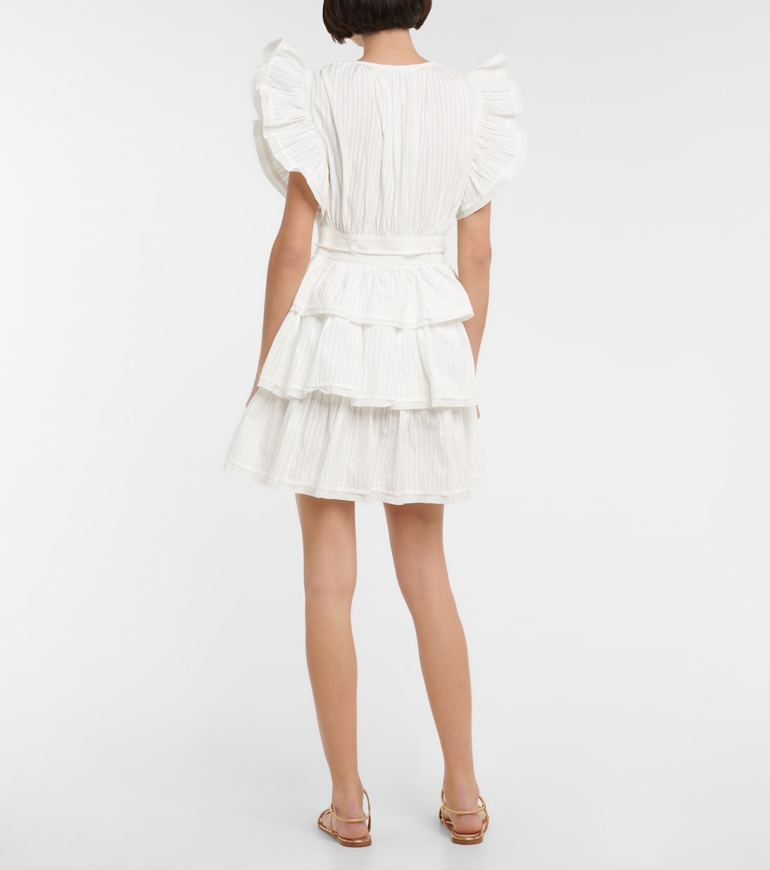 Camilla ruffled cotton poplin minidress | Ulla Johnson