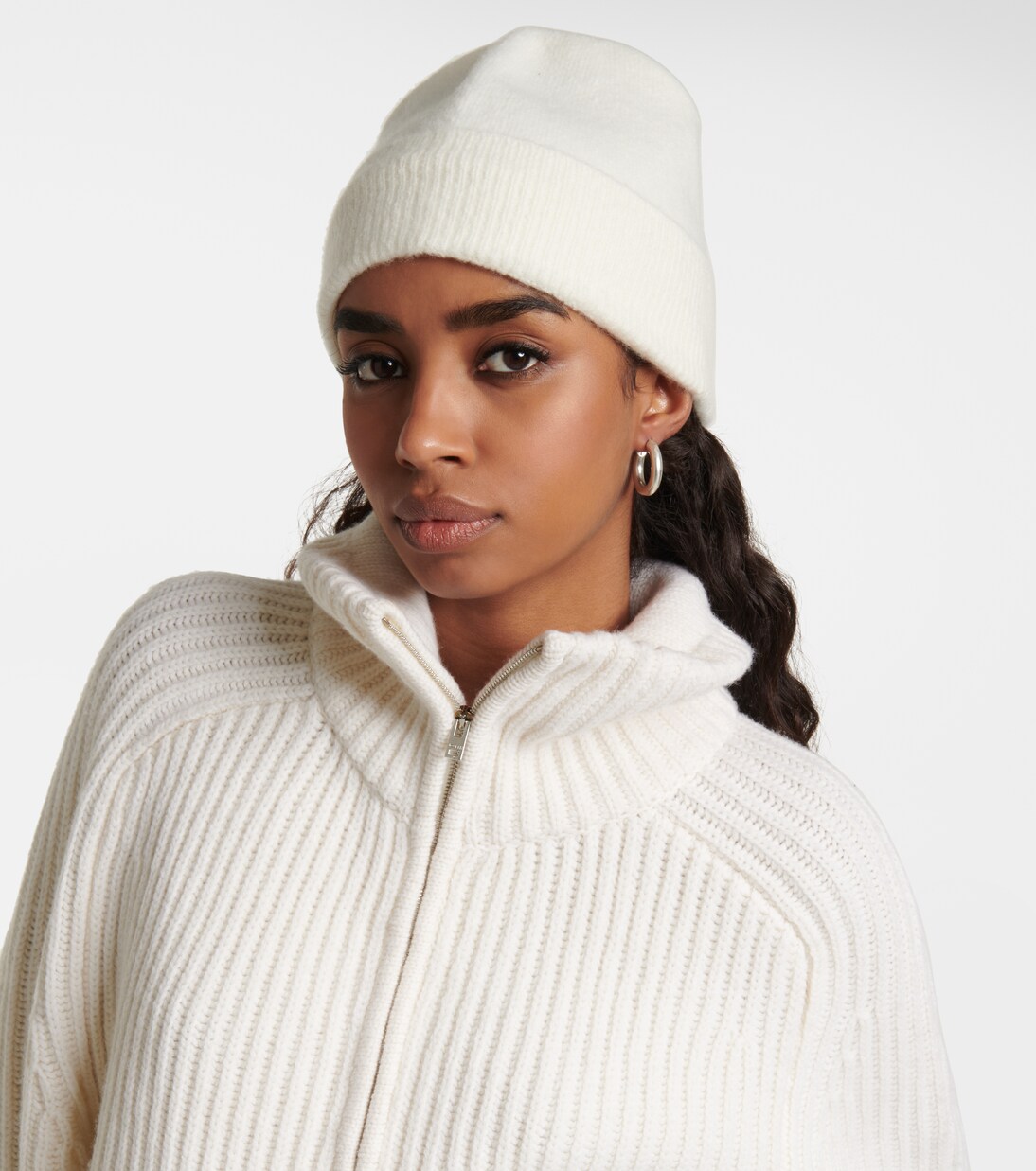 Berretto a coste in misto cashmere | Joseph