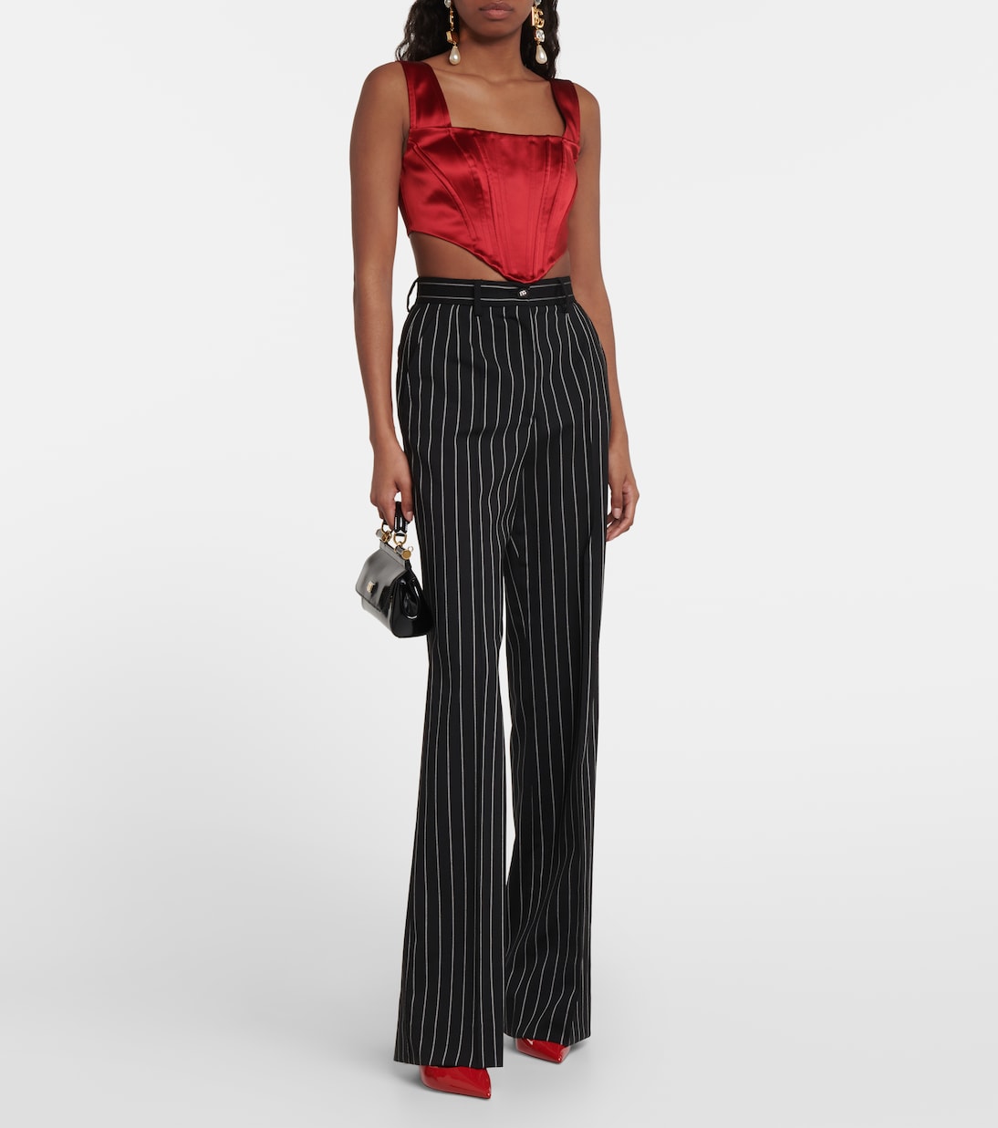 Pantalon Pantalone à taille haute | Dolce&Gabbana