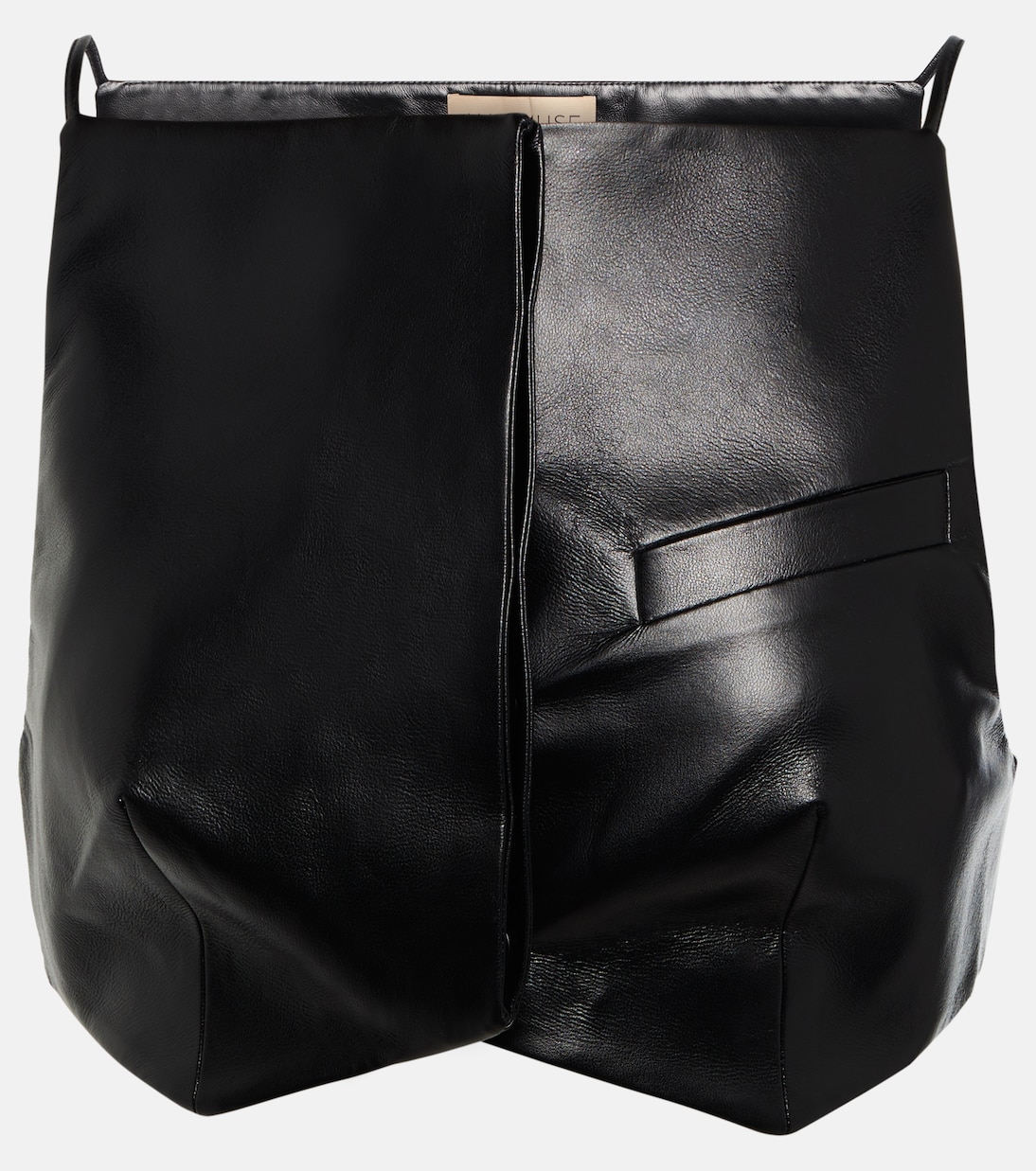 Top cropped Elfi in similpelle | Aya Muse