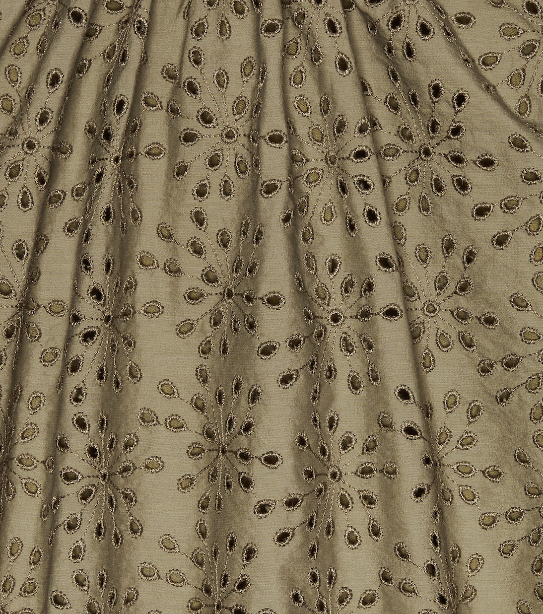 Top en coton mélangé à broderies anglaises | Brunello Cucinelli Kids