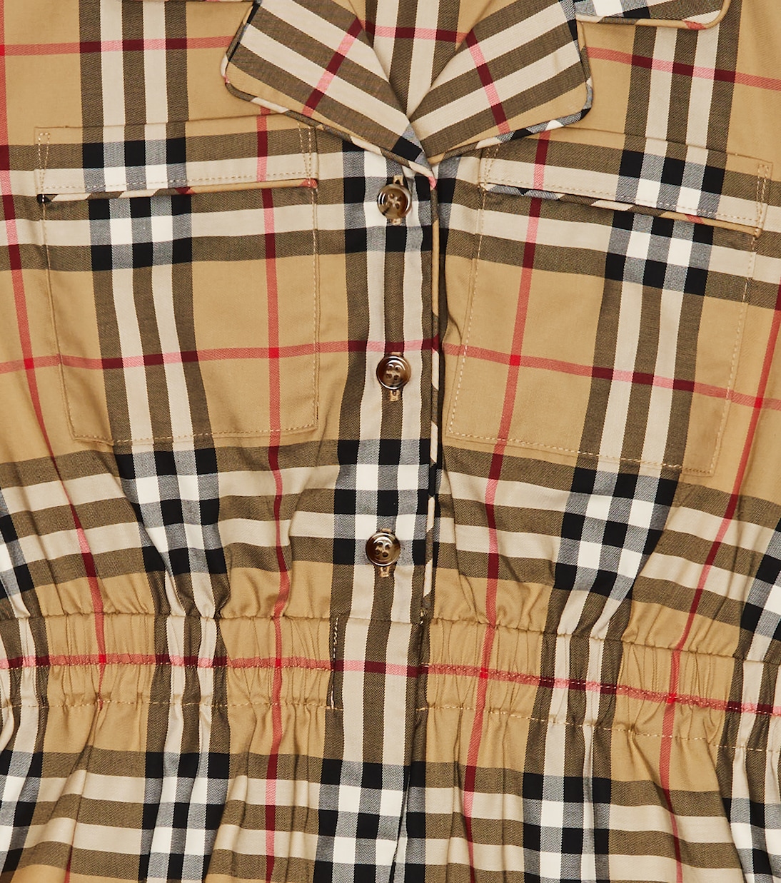 Mono en mezcla de algodón con Vintage Check | Burberry Kids