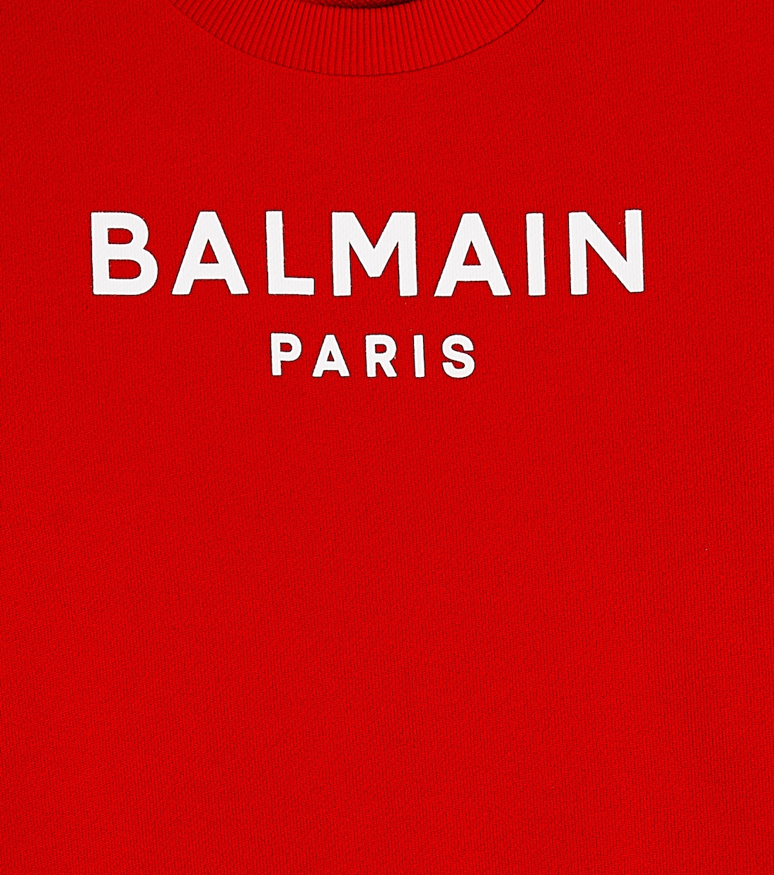 Sudadera de algodón con logo | Balmain Kids