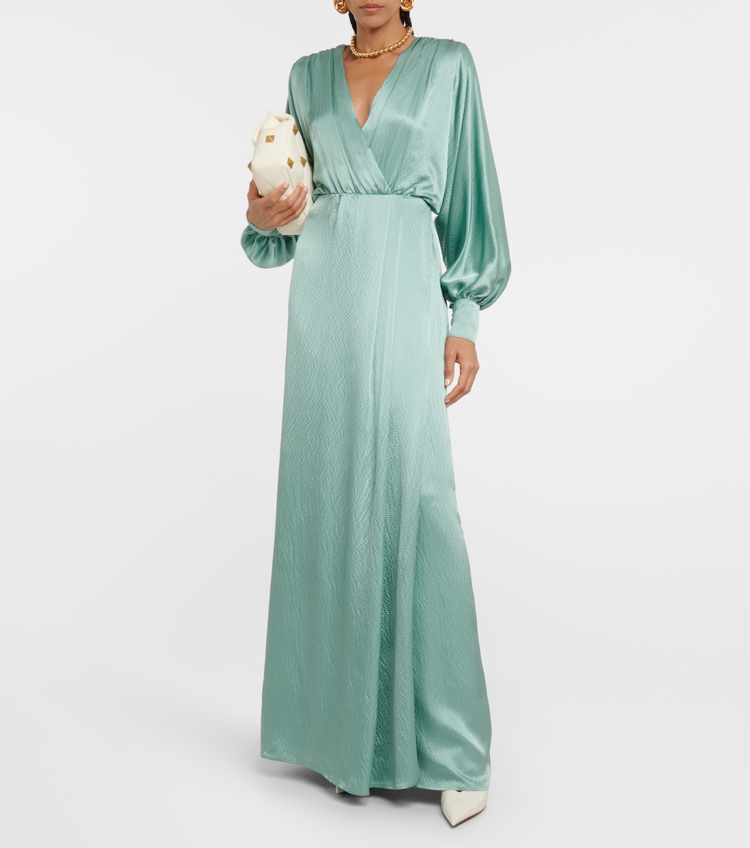 Bridal - Abito lungo Vociare in raso | Max Mara