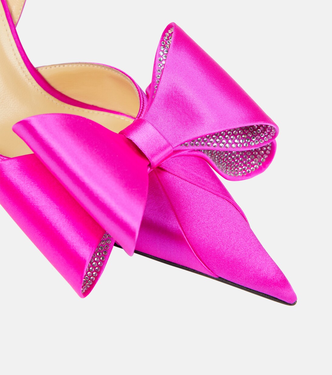 Pumps slingback Le Cadeau 95 in raso | Mach & Mach