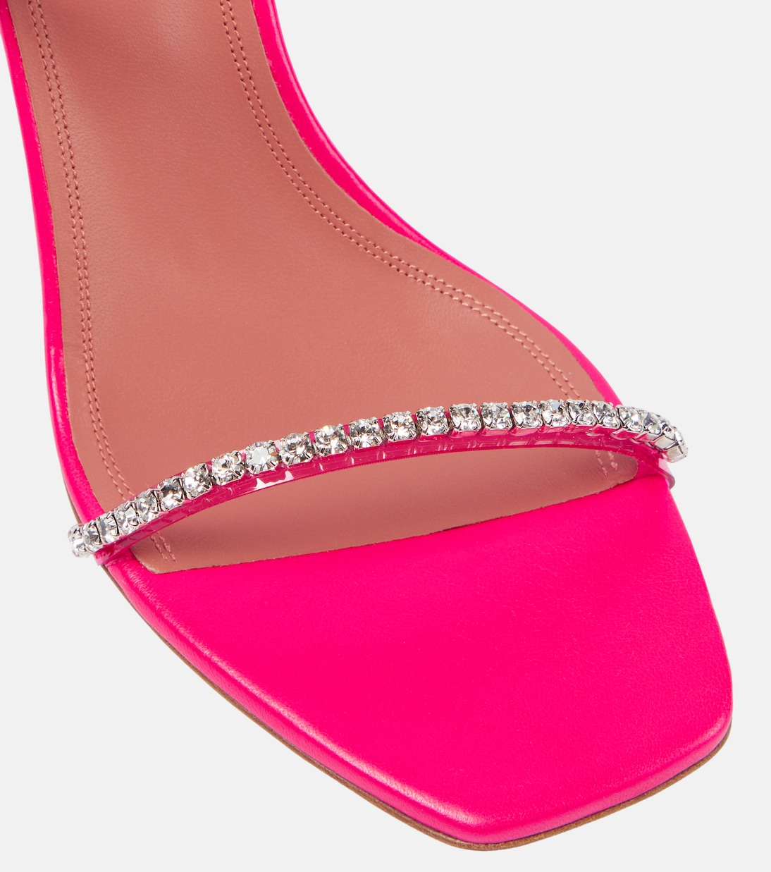 Sandali Gilda 95 in PVC con cristalli | Amina Muaddi