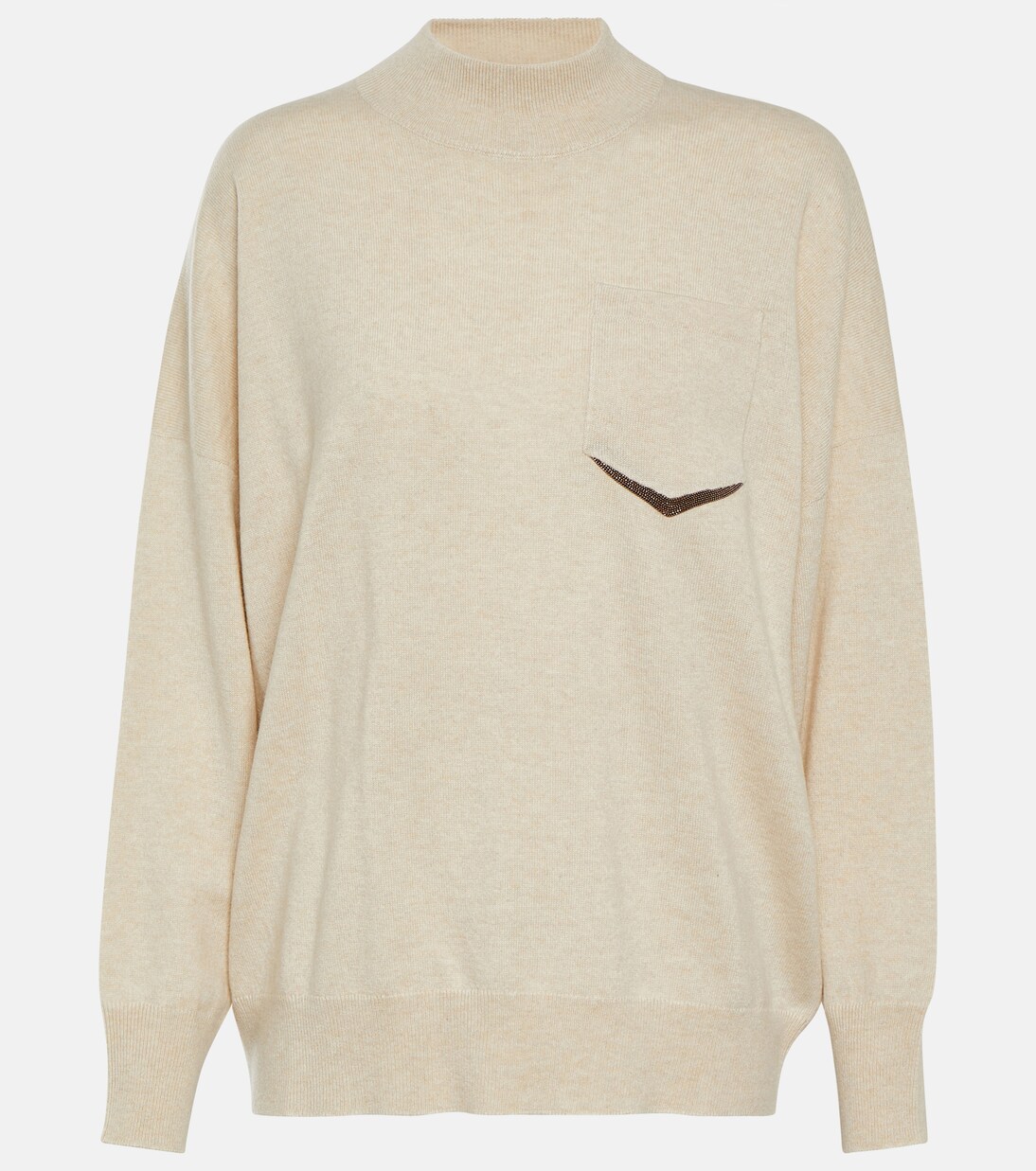 Verzierter Pullover aus Kaschmir | Brunello Cucinelli