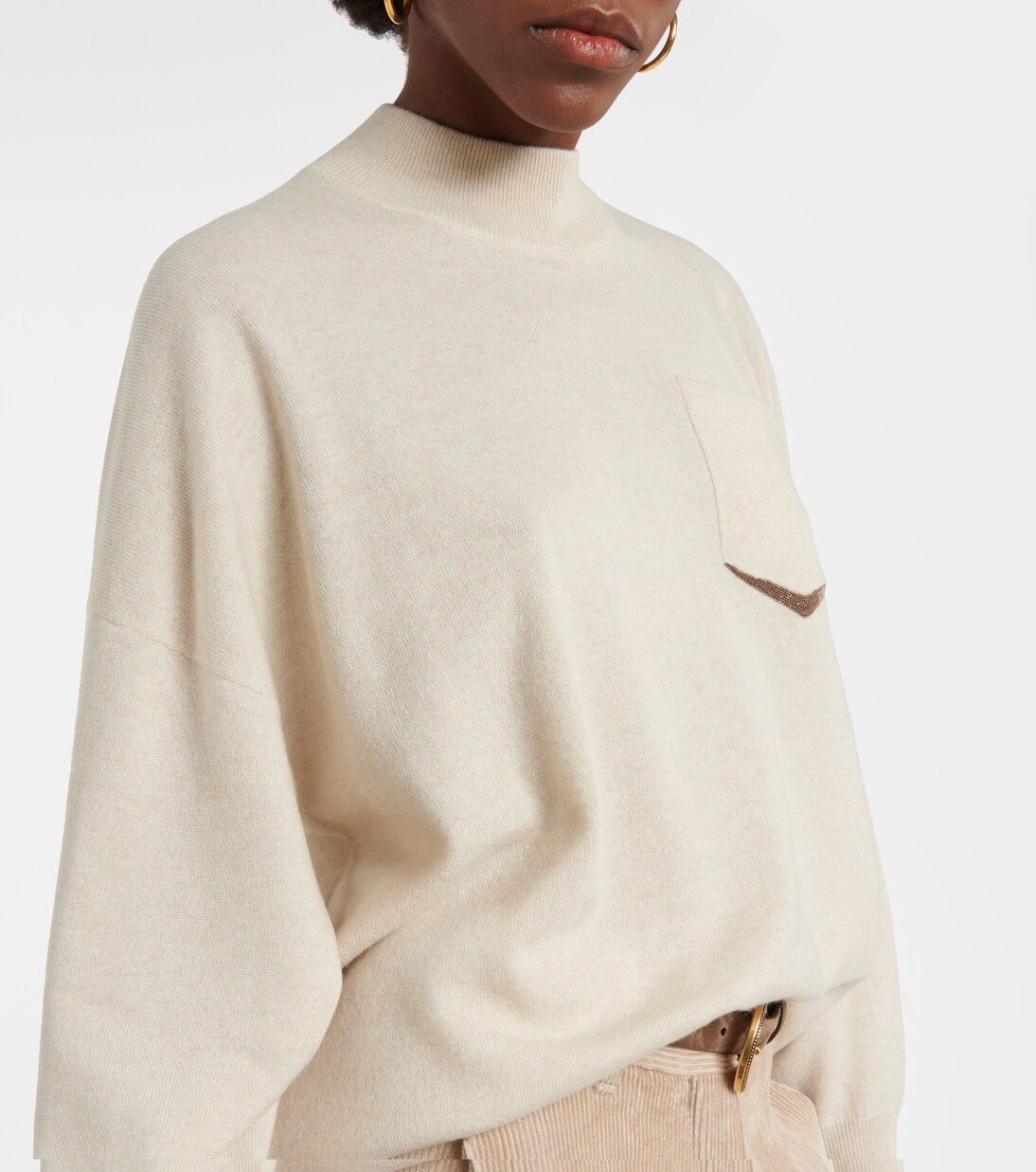 Verzierter Pullover aus Kaschmir | Brunello Cucinelli