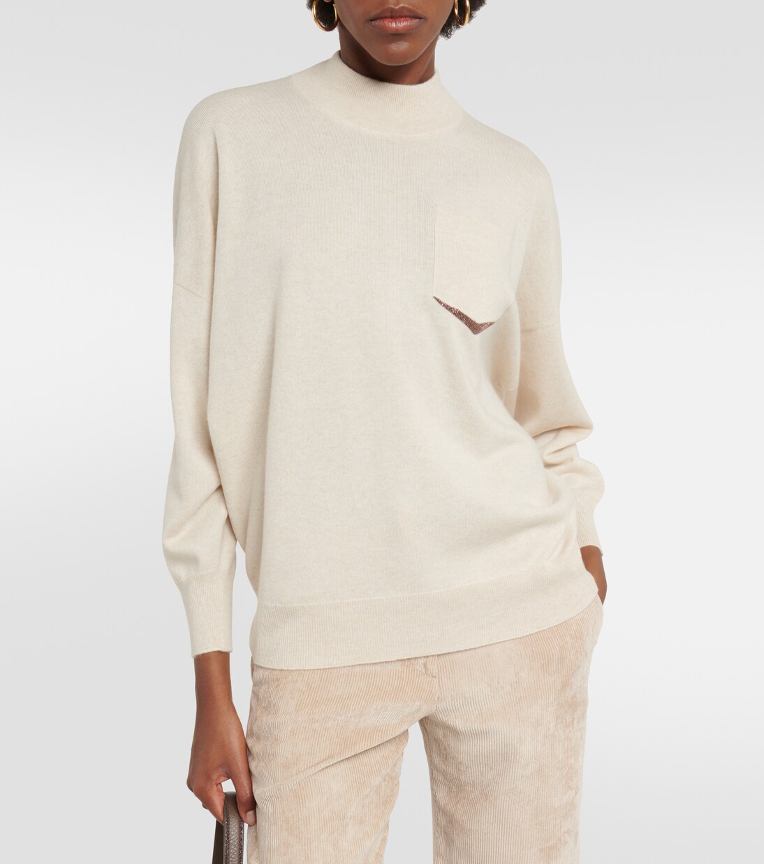 Verzierter Pullover aus Kaschmir | Brunello Cucinelli