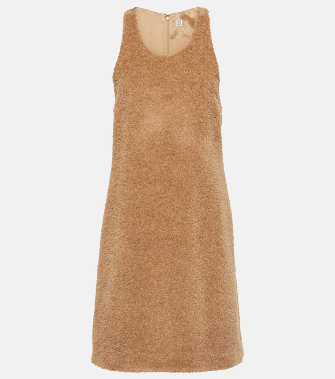 Wool and alpaca teddy minidress | Toteme