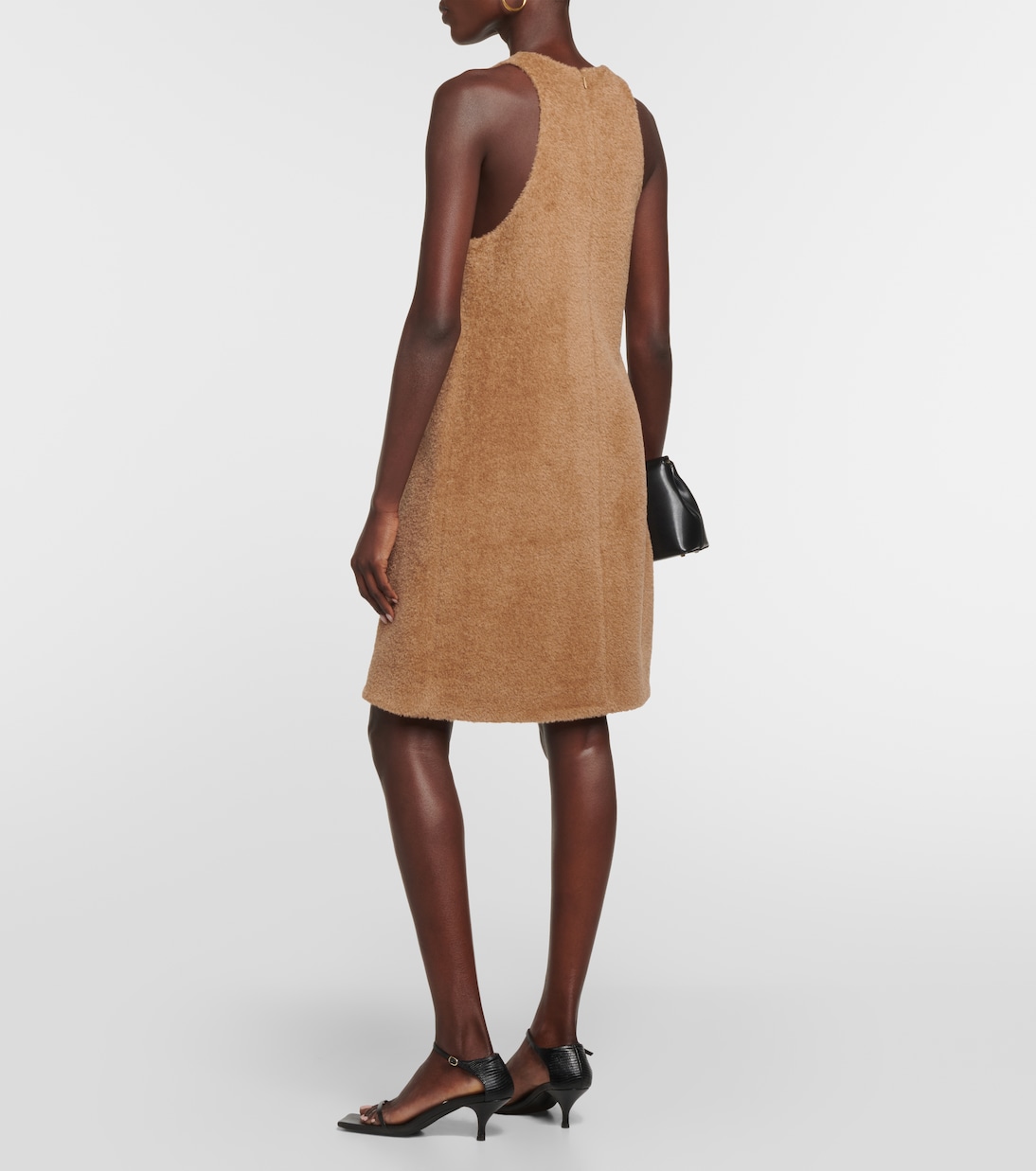 Wool and alpaca teddy minidress | Toteme