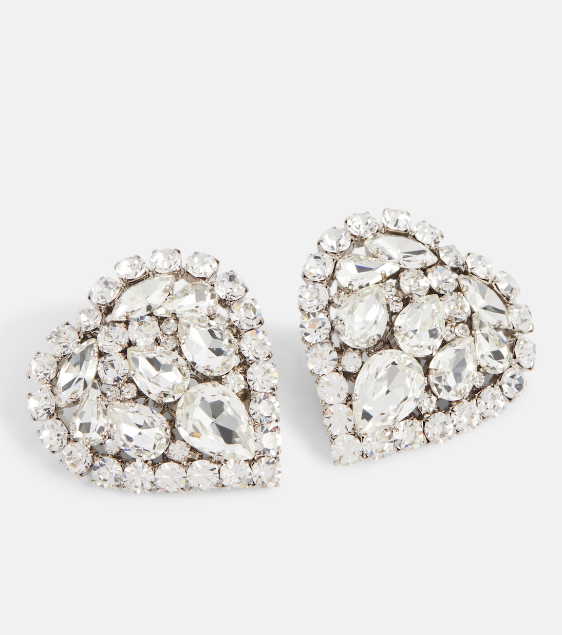 Orecchini a cuore con cristalli  | Alessandra Rich