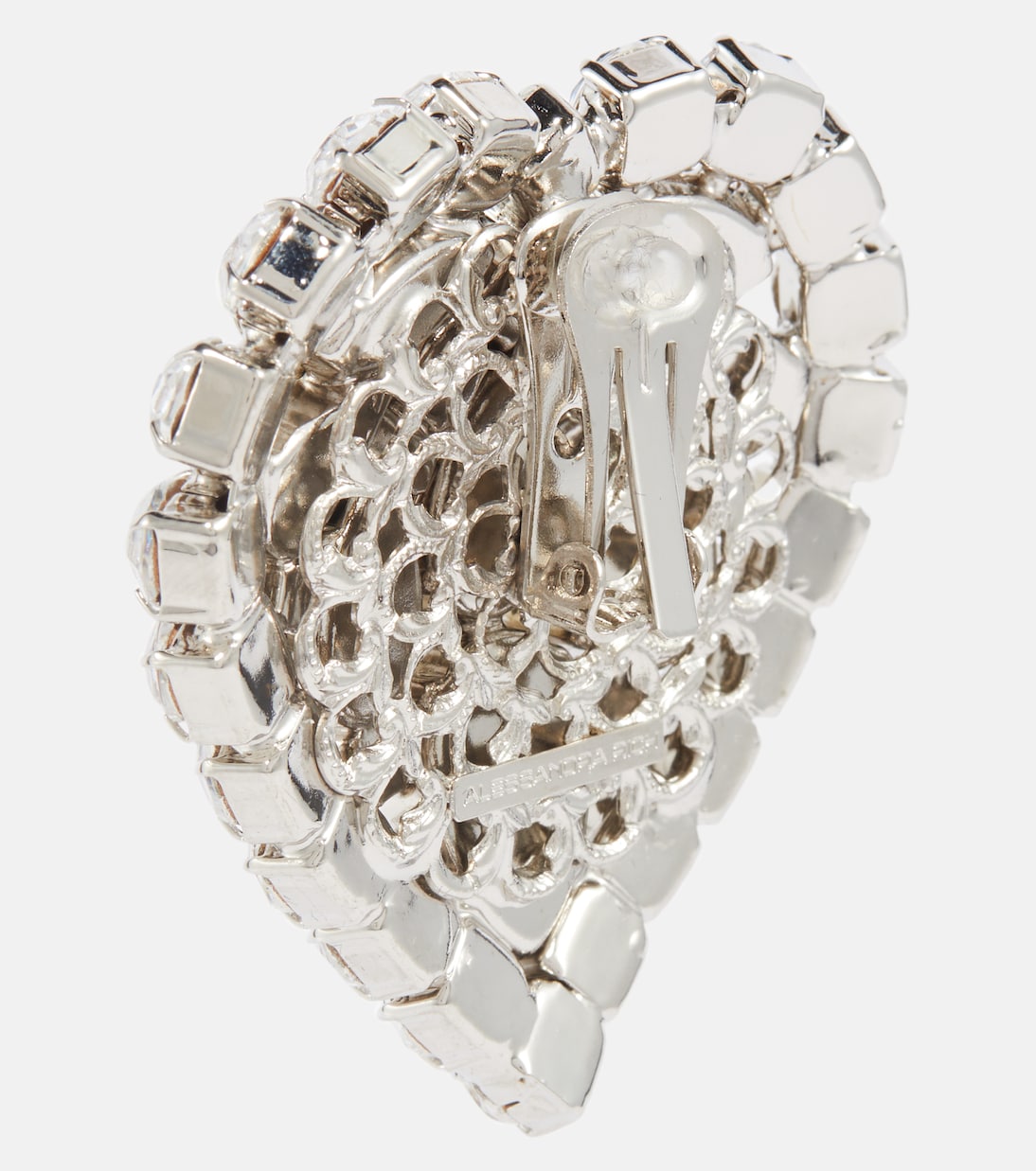 Orecchini a cuore con cristalli  | Alessandra Rich