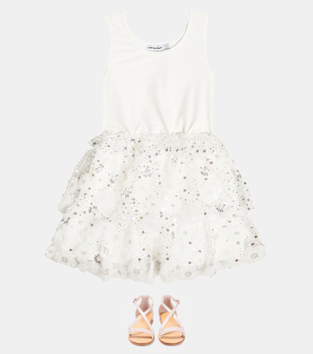 Verziertes Kleid | Self-Portrait Kids