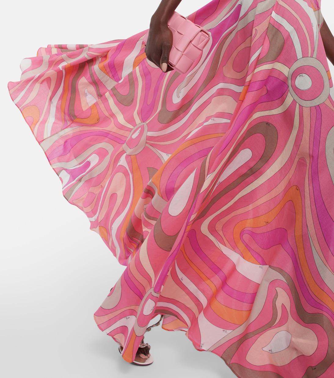 Gonna lunga Marmo in cotone | Pucci