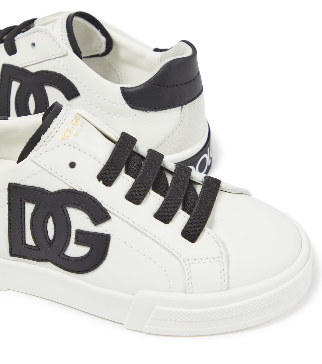 Portofino low-top leather sneakers | Dolce&Gabbana Kids