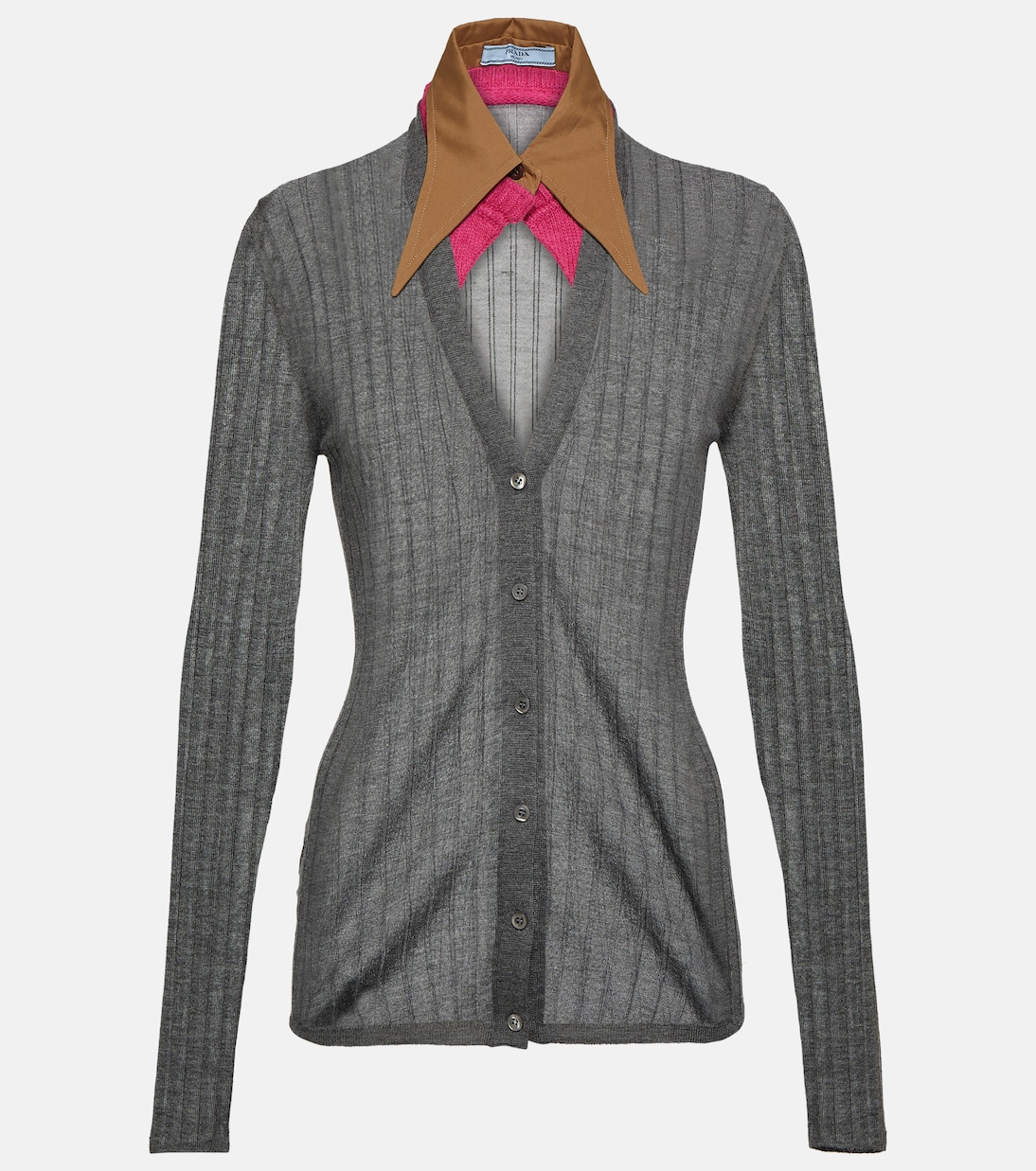 Chaqueta elegante de Prada en cachemira, lana y seda para jóvenes