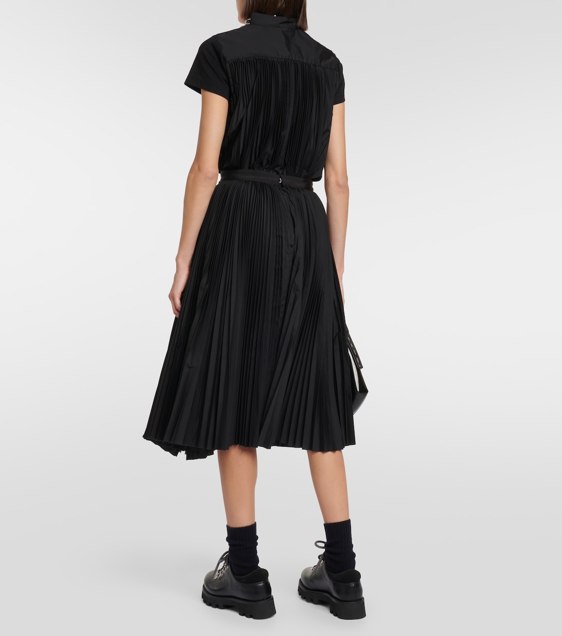 Gonna midi plissé | Sacai